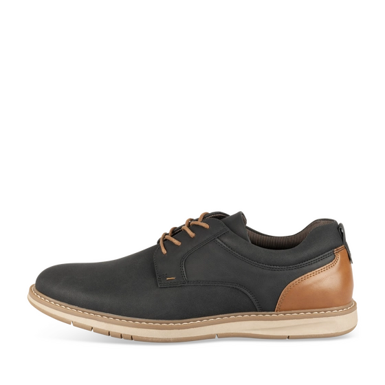 Derbies NOIR DENIM SIDE