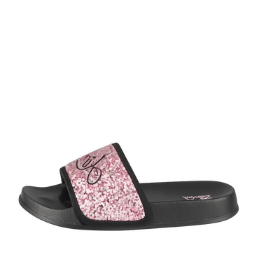 Claquettes NOIR/VIOLET Fille