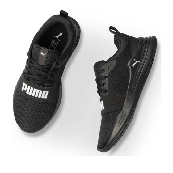 Sneakers Wired Run Jr ZWART PUMA