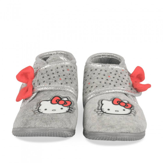 Chaussons GRIS HELLO KITTY