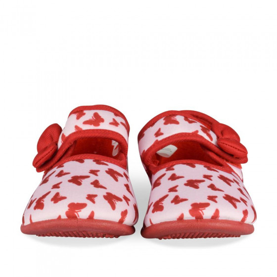 Chaussons ROUGE LOVELY SKULL