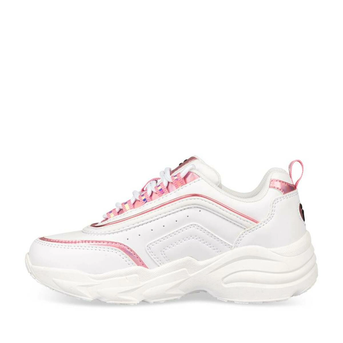Basket fila blanche et rose outlet
