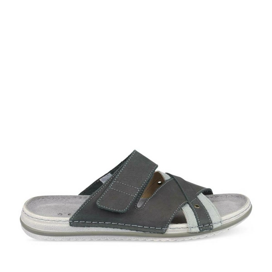 Mules GRIS CAPE BOARD CUIR