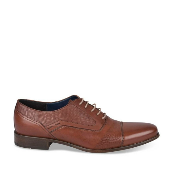 Derbies COGNAC B-BLAKE CUIR