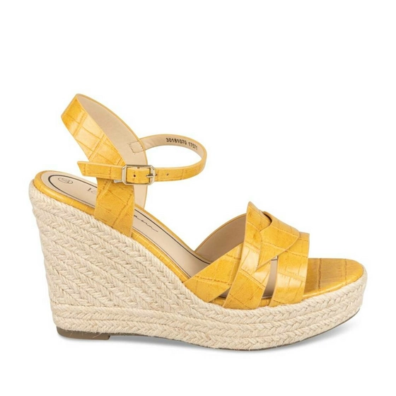 Sandales JAUNE LADY GLAM