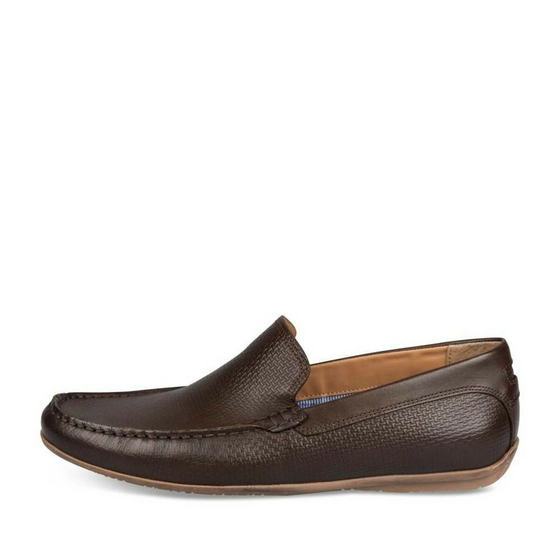 Mocassins KASTANJEBRUIN CAPE BOARD LEER