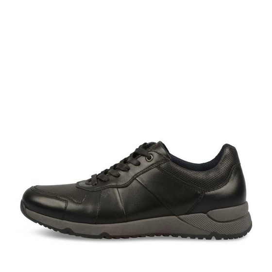 Baskets NOIR DENIM SIDE CUIR
