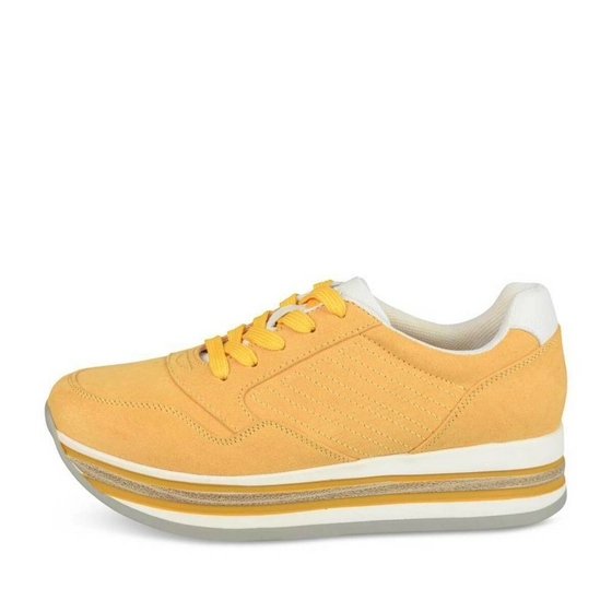 Baskets JAUNE ACTIVE FASHION