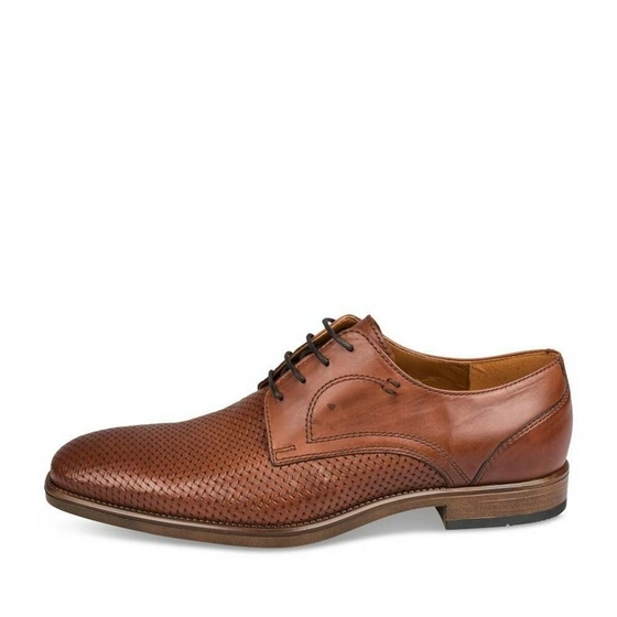 Veterschoenen COGNACKLEUR B-BLAKE LEER