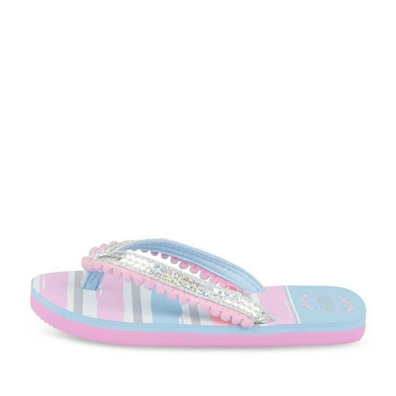 Teenslippers BLAUW LOVELY SKULL