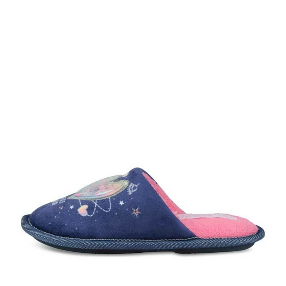 Pantoffels BLAUW LOVELY SKULL