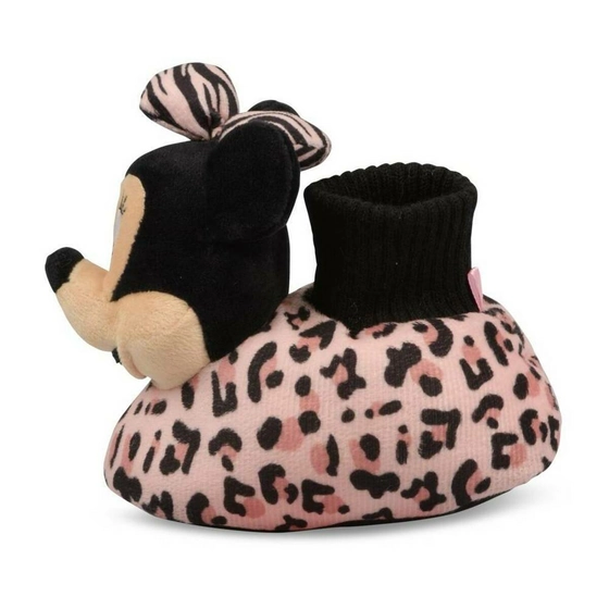 Pluche pantoffels ROZE MINNIE