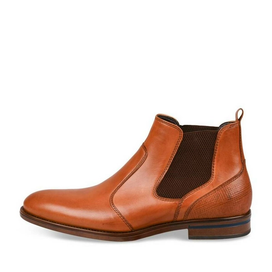 Bottines COGNAC B-BLAKE CUIR