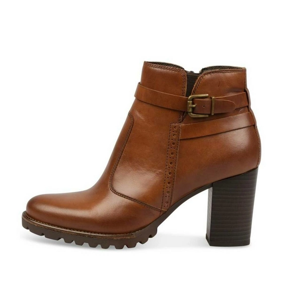 Bottines COGNAC MEGIS ELEGANT