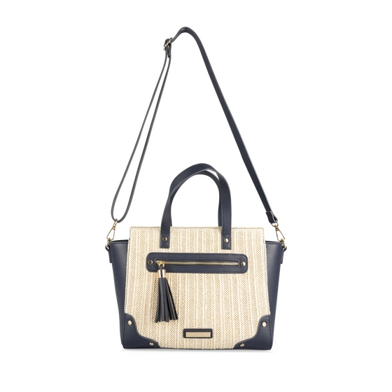 Handtas NAVY/BEIGE Dames