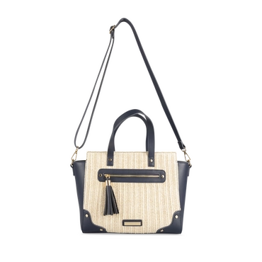 Sac à main MARINE/BEIGE Femme