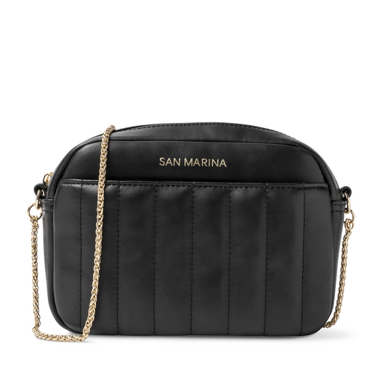 Sac à main en cuir Noir SAN MARINA