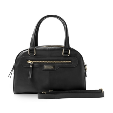 Sac à main en cuir Noir SAN MARINA