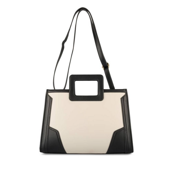 Handtas ZWART/BEIGE Dames