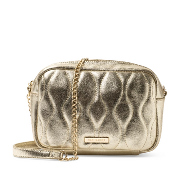 Sac à main en cuir Or SAN MARINA