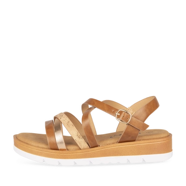 Sandalen_avec_talon KASTANJEBRUIN Dames
