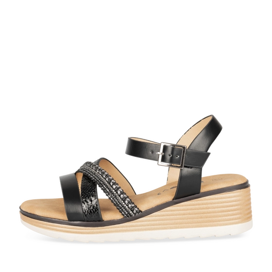 Sandalen_avec_talon ZWART Dames