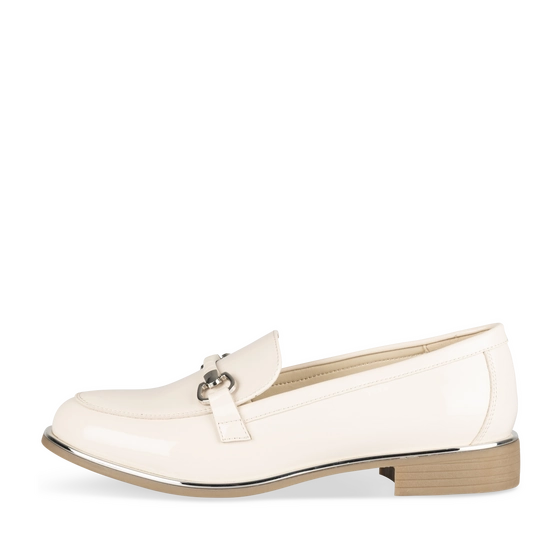 Mocassins_avec_talon BEIGE/ZILVER Dames