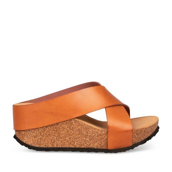 Mules COGNAC Femme