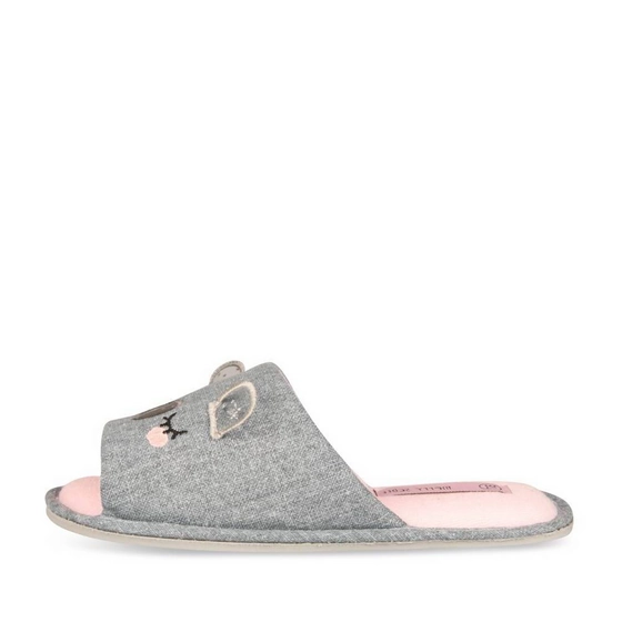 Pantoffels_avec_talon BLAUW Dames