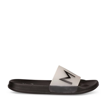 Badslippers_avec_talon ZWART Dames