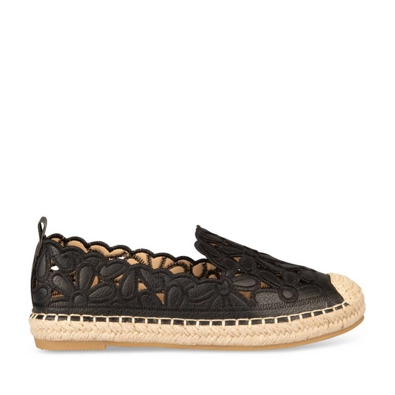 Espadrilles_avec_talon ZWART Dames