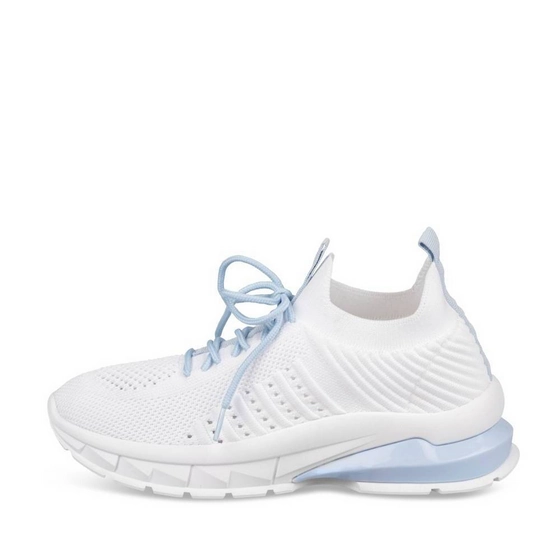 Sneakers WIT/HEMELSBLAUW Dames