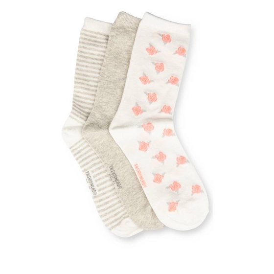 Socken ROZE/GRIJS Dames