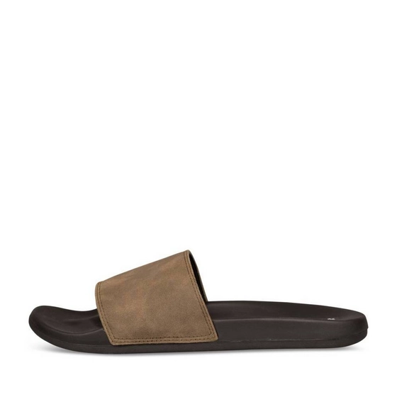 Claquettes KAKI Homme