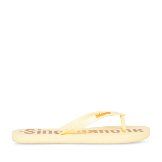 Teenslippers_avec_talon GEEL Dames