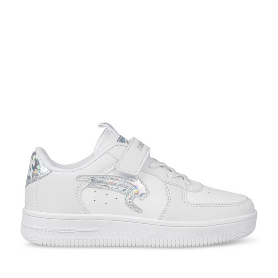 Baskets BLANC/ARGENT Fille