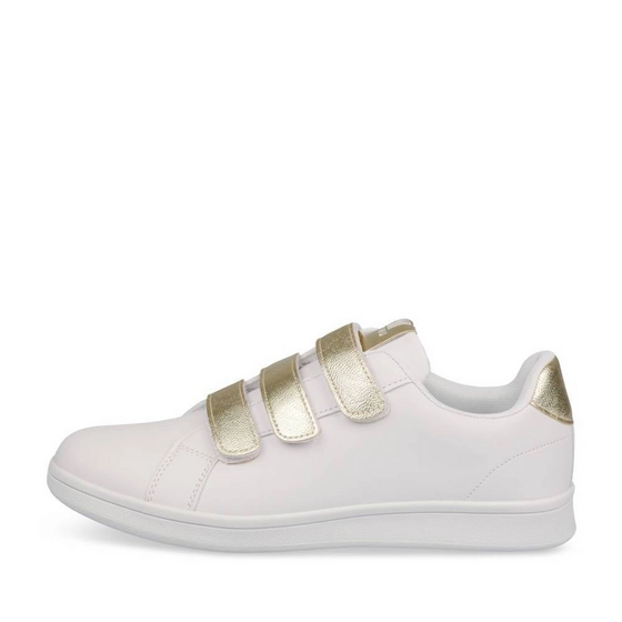 Baskets BLANC/OR Femme