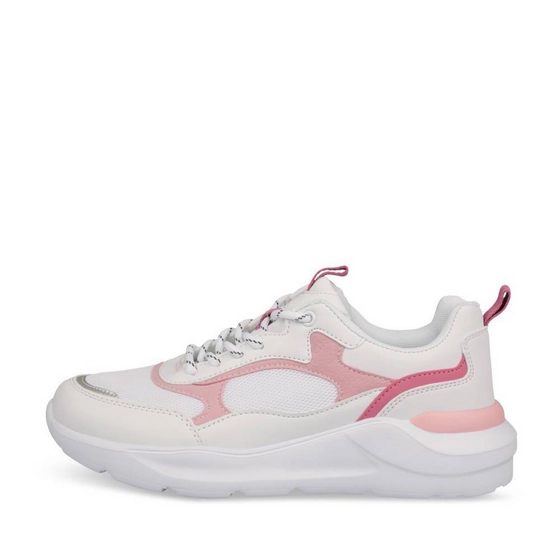 Baskets BLANC/FUCHSIA Femme