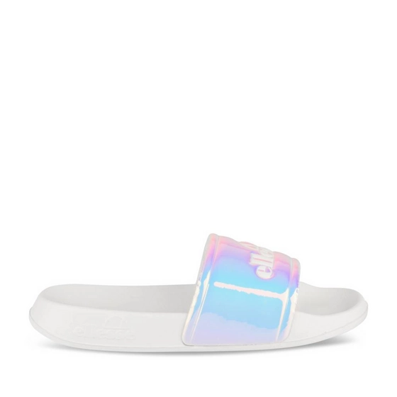 Claquettes BLANC/ARGENT Fille