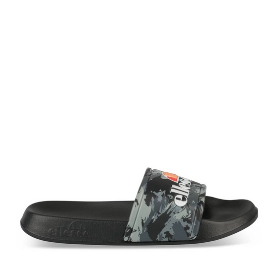 Badslippers GRIJS/ZWART Jongen