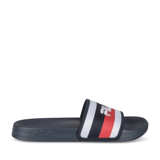 Badslippers NAVY/ROOD Heren