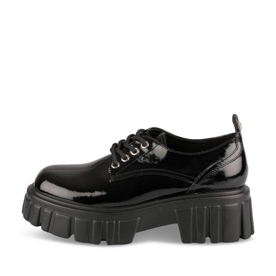 Veterschoenen ZWART Dames
