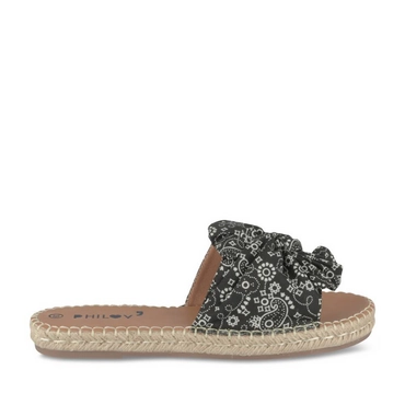 Slippers_avec_talon ZWART Dames