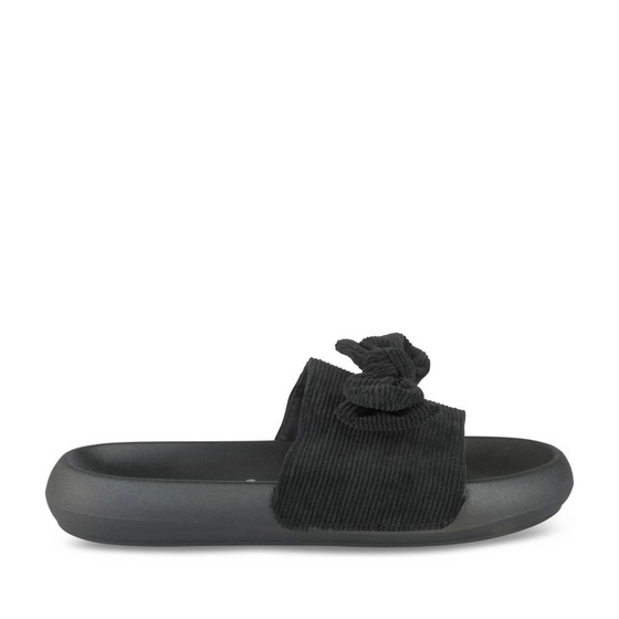 Slippers_avec_talon ZWART Dames