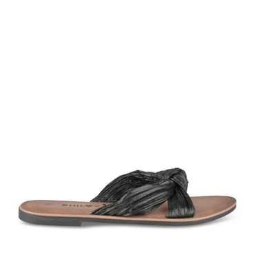 Slippers_avec_talon ZWART Dames