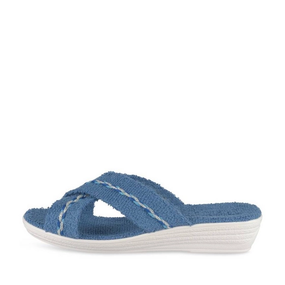 Mules BLEU Femme