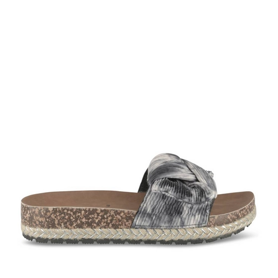 Slippers_avec_talon ZWART Dames