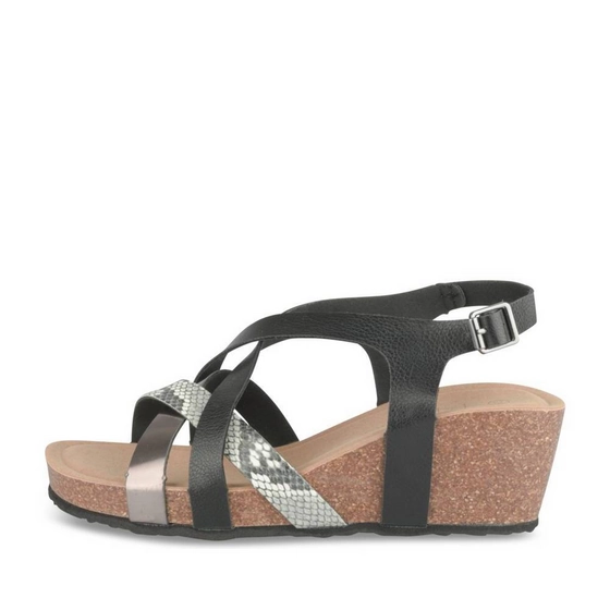 Sandales NOIR/PEWTER Femme