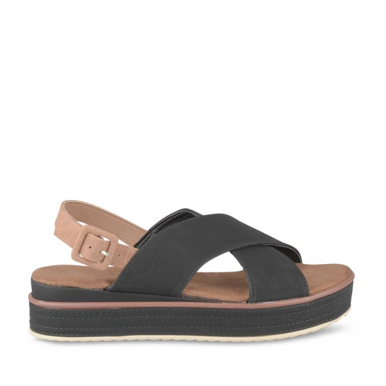 Sandalen_avec_talon ZWART Dames