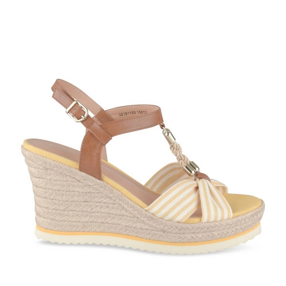 Sandales JAUNE Femme